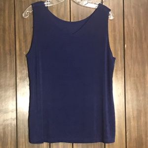 Chico’s Size 2 Travelers Purple Tank